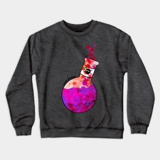 Love potion by science, red edition Crewneck Sweatshirt